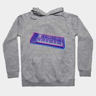 Moog Source 8 bit 3D Synth Design Hoodie